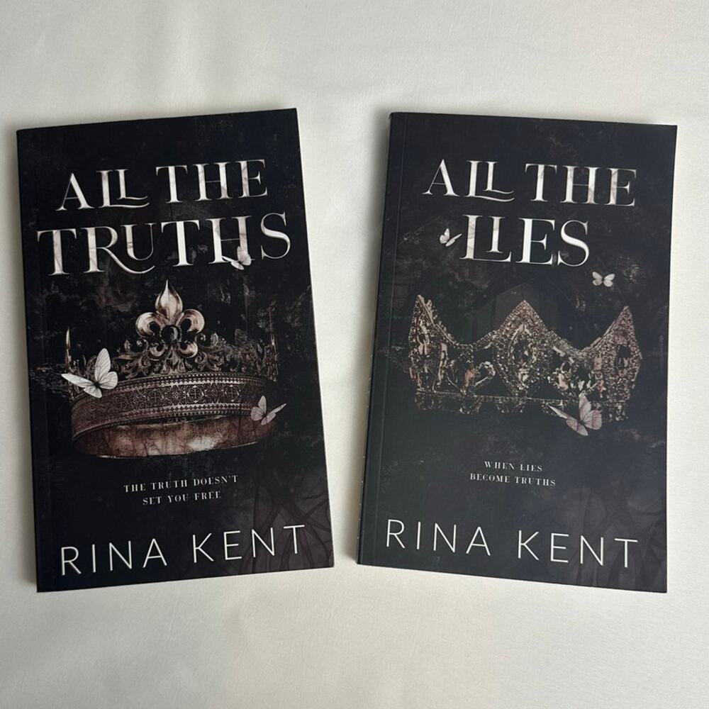 All the Lies All the Truths Rina Kent OOP Indie Paperback Lies & Truths Duet Set
